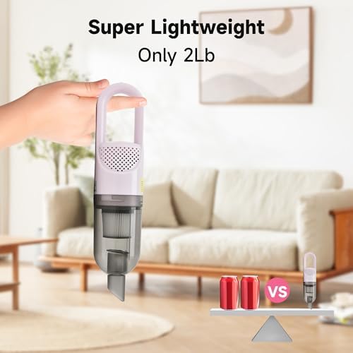 Handheld Vacuum Cleaner,6 in 1 Cordless Stick Vacuum Cleaner(Green) - Image 4
