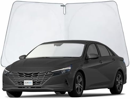 CLIM ART Windshield Sun Shade for Hyundai Elantra 2021-2026, Custom-Fit Foldable Car Sunshade, Vehicle Sun Protector, Front Auto Windshield Cover, Car Accessories - WS4002 by CLIMART