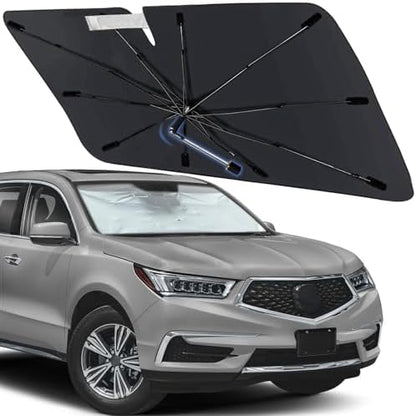 Windshield Sun Shade Fit for Acura MDX 2014-2020, Custom Umbrella Shades by Visufy