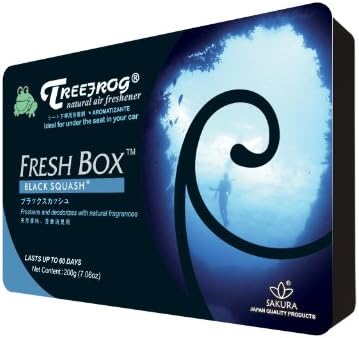 Treefrog Xtreme Fresh Air Freshener Black Squash Scent 3 Packs - Image 2