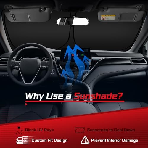 ARISMOTOR Windshield Sun Shade for Ford Expedition 2018-2025 - Image 3