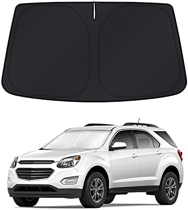 KUST Windshield Sun Shade for 2010–2017 Chevy Equinox Window Accessories Shade Sun Cover Foldable Block UV Rays Keep Car Cooler by KUST