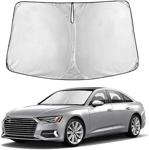 EcoNour Windshield Sunshade Compatible for Audi A6 1995-2017 2018 2019 by EcoNour