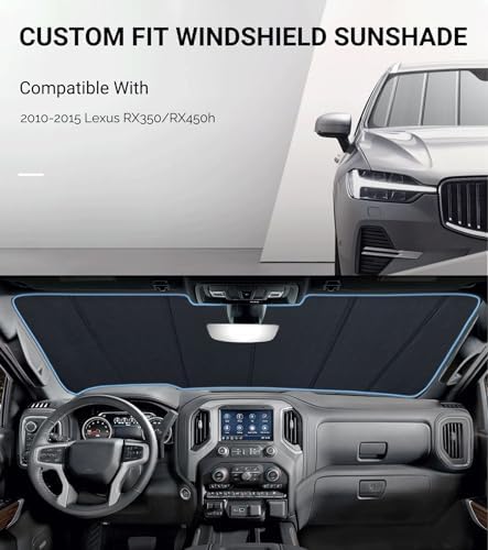 Pigenius Windshield Sunshade for Lexus RX350/RX450h 2010-2015 - Safeguard - Image 2