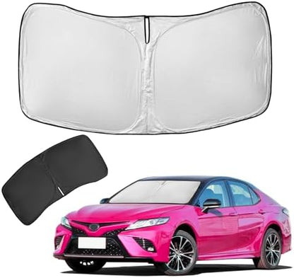 for Toyota Camry 2018-2024 Sun Shade Sunshade Windshield Cover 4 Layers by ZOIBVCARSUNSHADE