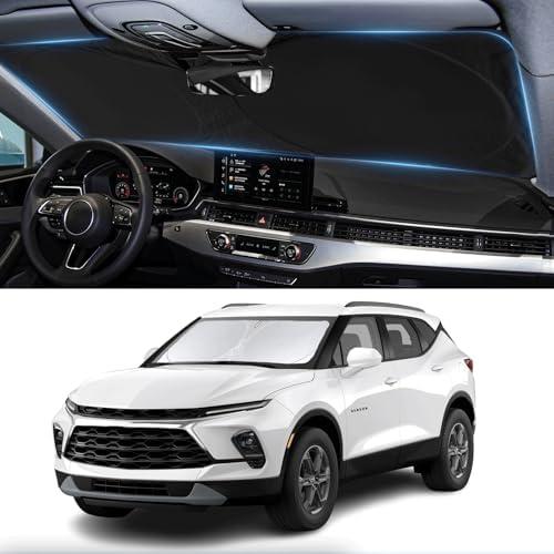 for Chevy Chevrolet Blazer Sunshade Windshield Sun Shade Fit 2019-2026 by BOODANCARS