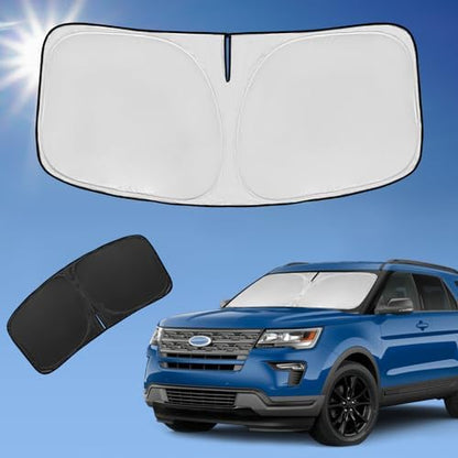 for Ford Explorer 2011-2019 Sun Shade Sunshade Windshield Cover by ZOIBVCARSUNSHADE