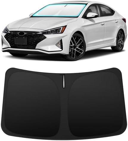 INSAUTO Custom Fit Windshield Sun Shade for Hyundai Elantra 2017-2020 by INSAUTO