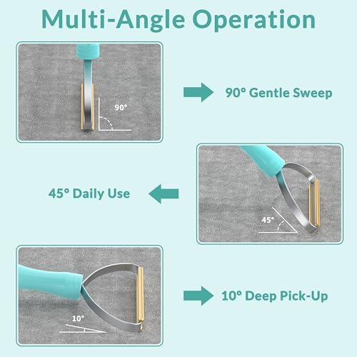 LINTPLUS Pet Hair Remover Carpet x2 & Lint Root Cleaner Pro Pet Hair Remover by LINTPLUS,Special Pet Hair Removal Tool Multi Fabric Edge and Carpet Rake for Couch, Pet Towers and Rugs - Image 6