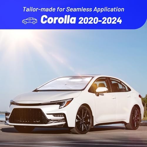 Windshield Sun Shade Umbrella for Toyota Corolla 2020-2024 Front Window - Image 3