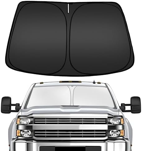 ARISMOTOR Windshield Sun Shade for Chevy Silverado 2500/3500 HD 2020-2026 by ARISMOTOR