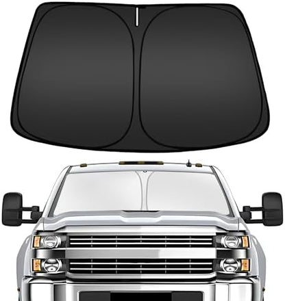 ARISMOTOR Windshield Sun Shade for Chevy Silverado 2500/3500 HD 2020-2026 by ARISMOTOR
