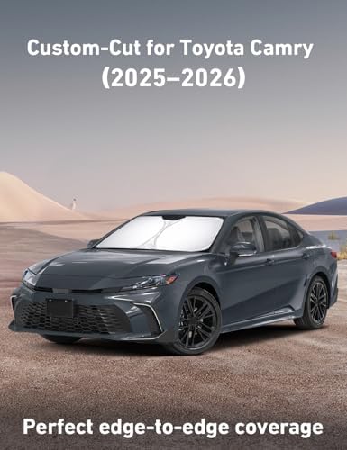 EcoNour Windshield Sunshade Compatible for Toyota Camry 2025 2026 - Image 2