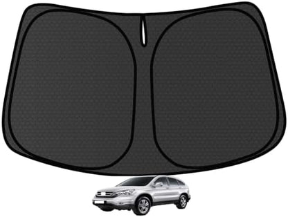 CRV Customized Windshield Sun Shade for 2007 2008 2009 2010 2011 CRV Front Window Sunshade Visor Protector Foldable Blocks UV Rays Keep Car Cooler Accessories by aatoppus