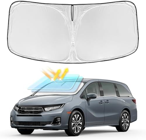 Sun Shade for Honda Odyssey Windshield Cover 2018-2026 4-Layer by ZOIBVCARSUNSHADE