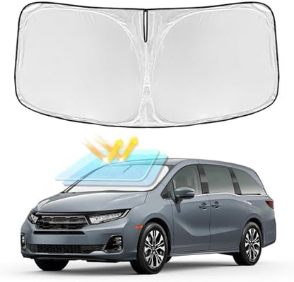 Sun Shade for Honda Odyssey Windshield Cover 2018-2026 4-Layer by ZOIBVCARSUNSHADE