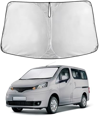 EcoNour Windshield Sunshade Compatible for Nissan NV 200 2014-2020 2021 by EcoNour