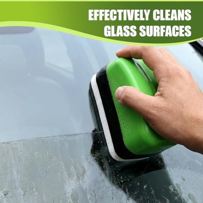 Automotive Oil Film Cleaning Brush, Clear Vision Car Glass Cleaner Prevent Rain and Fog, Reusable Windshield Cleaner Tool, Oil Film Cleaning Brush for Car Windows (1PC) - Image 5