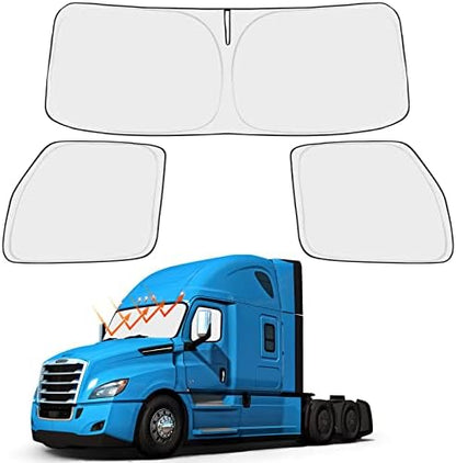 Proadsy Custom Fit 2018-2026 Freightliner Cascadia Windshield Sun Shade by Proadsy