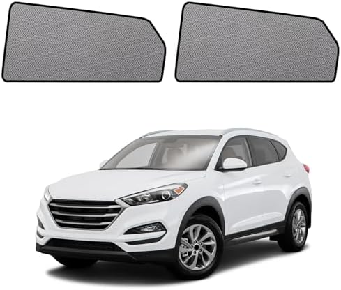 Tucson Window Shades 2015-2020, Rear Side Mesh, 2PCS by KOCZIL