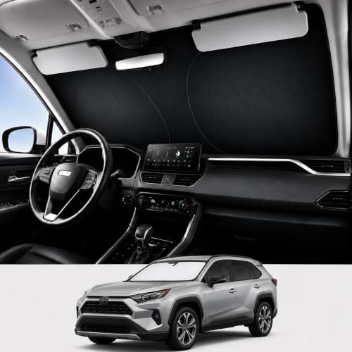 Proadsy Custom Fit 2019-2026 Toyota RAV4 Windshield Sun Shade, Blocks Heat by Proadsy
