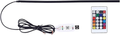 Car Interior LED Strip Light, Flexible Acrylic RGB Ambient Neon Light with Wireless APP & Remote Control, Music Sync Auto Internal Atmosphere Lamp Strip, Universal for Vehicles - Image 7