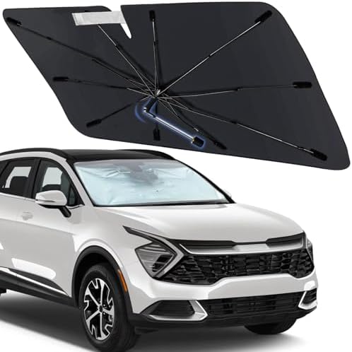 Windshield Sun Shade Umbrella for Kia Sportage 2018-2026 Front Windows by Visufy