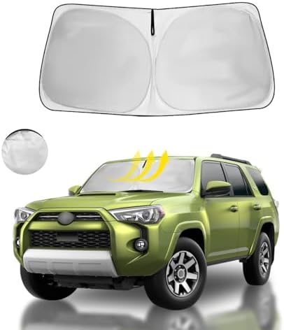 Windshield Sun Shade Car Sunshade Accessories for Toyota 4Runner 2026-2010 by HOHUIGO