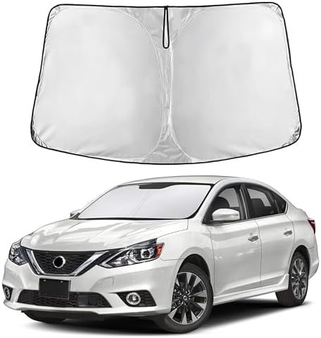 EcoNour Windshield Sunshade Compatible for Nissan Sentra 2013-2018 2019 by EcoNour