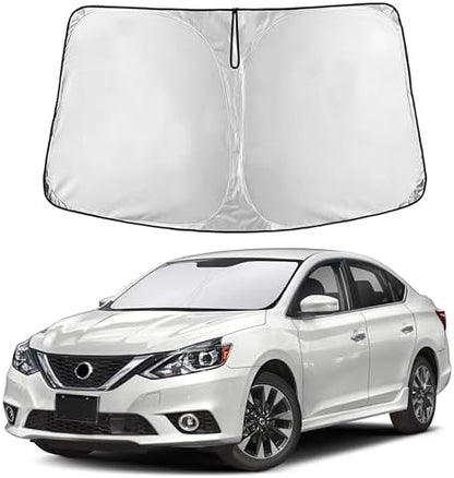 EcoNour Windshield Sunshade Compatible for Nissan Sentra 2013-2018 2019 by EcoNour