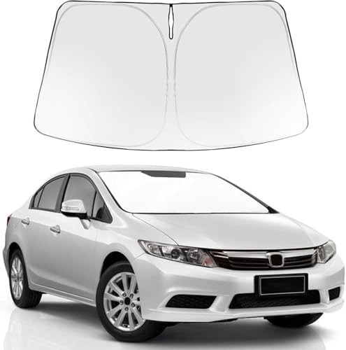 Proadsy Custom Fit 2012-2015 Honda Civic Windshield Sun Shade, Blocks Heat by Proadsy
