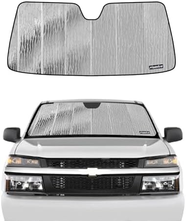 Pigenius Windshield Sunshade for Chevy/GMC Colorado/Canyon 2023-2026, Reversible Silver/Black by Pigenius