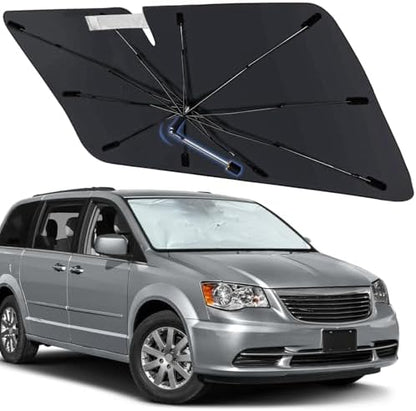 Windshield Sun Shade for Chrysler Town&Country 2008-2016, Umbrella Sunshade by Visufy