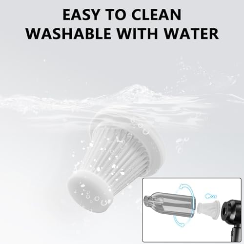 Handheld Cordless Professional 4-in-1 Car Vacuum Cleaner with Digital Display, 20000Pa Powerful Handheld Vacuum, Portable Cordless Vacuum with Brushless Motor & Crevice Tool for Car Home Office Pet - Image 6