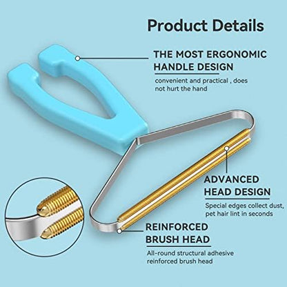 Pet Hair Remover Carpet Rake, Dog & Cat Hair Fur Remover, Carpet Scraper - Image 2