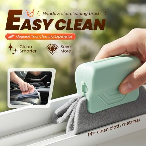 Magic Window Track Cleaner, Window Groove Cleaning Brush Tools Set, Cleaner Brushes for Window lides Gaps Tile Lines Shutter Slats Car Vents & Narrow Gaps (3PC Mix) - Image 2