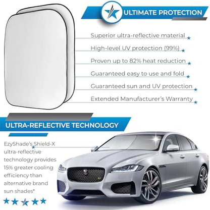 EzyShade Car Windshield Sun Shade. See Vehicle Size-Chart. Medium (M) Size - Image 2