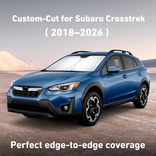 EcoNour Windshield Sunshade Compatible for Subaru Crosstrek 2018-2025 2026 - Image 2