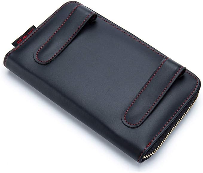 Car Tissue Holder, Sun Visor Tissue Holder, Car Visor Napkin Holder, PU Leather Backseat Tissue Case Holder for Auto Vehicle with Zipper (Black) - Image 7