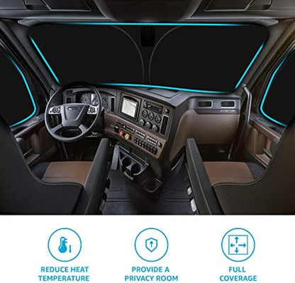 Proadsy Custom Fit 2018-2026 Freightliner Cascadia Windshield Sun Shade - Image 3
