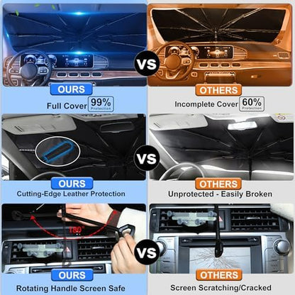 Windshield Sun Shade Umbrella for 2023-2026 Sportage for Kia - Image 3