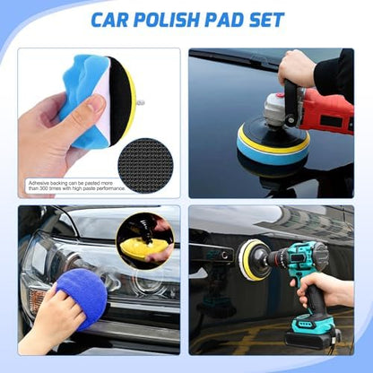 Nilight 27PCS Car Detailing Kit for Interior Exterior Car Care, Blue - Image 6