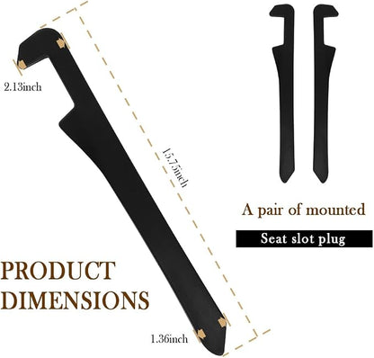 Car Seat Gap Filler 2 Pack - One Second Embedded Car Seat Crack Gap Filler for Holding Water Cup/Phone/Key - Car Inserts Between Seats - Image 2