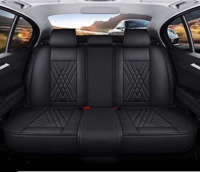 Custom Car Seat Covers Fit for Wrangler JL JK Rubicon Sahara Grand Cherokee L Cherokee Compass Renegade Gladiator Wagoneer Liberty Commander Grand Cherokee SRT (Rear Seats) - Image 4