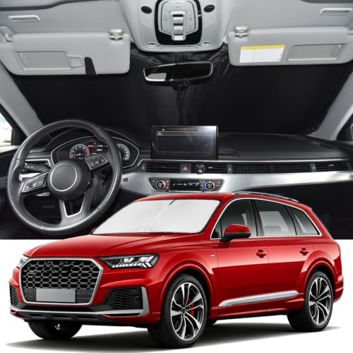 for Audi Q7 2016-2026 Windshield Sun Shade - 4 Layers Car Sunshade by ZOIBVCARSUNSHADE