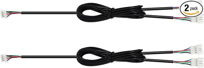 Dreamcolor Acrylic Interior Car Light Automotive Ambient Light Kits with APP Control 16 Million Color Fiber Optic Car LED Strip Light (2 PCS Wire Splitters) by WEBUPAR