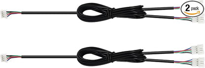 Dreamcolor Acrylic Interior Car Light Automotive Ambient Light Kits with APP Control 16 Million Color Fiber Optic Car LED Strip Light (2 PCS Wire Splitters) by WEBUPAR