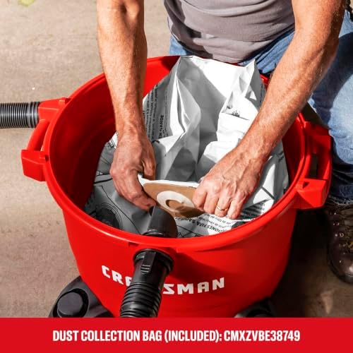 CRAFTSMAN CMXEVBE17595 16 Gallon 6.5 Peak HP Wet Dry Shop Vacuum - Image 5