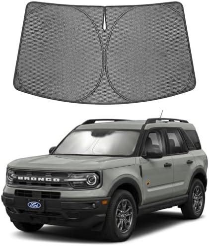 Proadsy Custom Fit Car Windshield Sun Shade for 2021-2026 Ford Bronco Sport by Proadsy