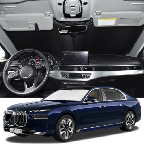 Windshield Sunshade for BMW 7-Series 2023-2026 Sun Shade by ZOIBVCARSUNSHADE